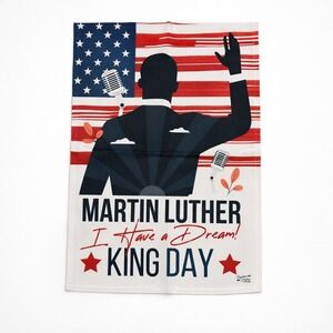 Martin Luther‎ King Day I Have a Dream Garden Flag 13x18.5 American Flag MLK